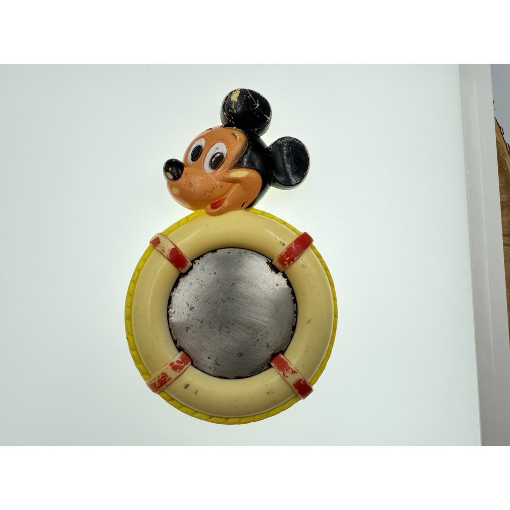 VINTAGE WALT DISNEY DANARA INT. MICKEY MOUSE BABY MIRROR TOY, RARE 1970's